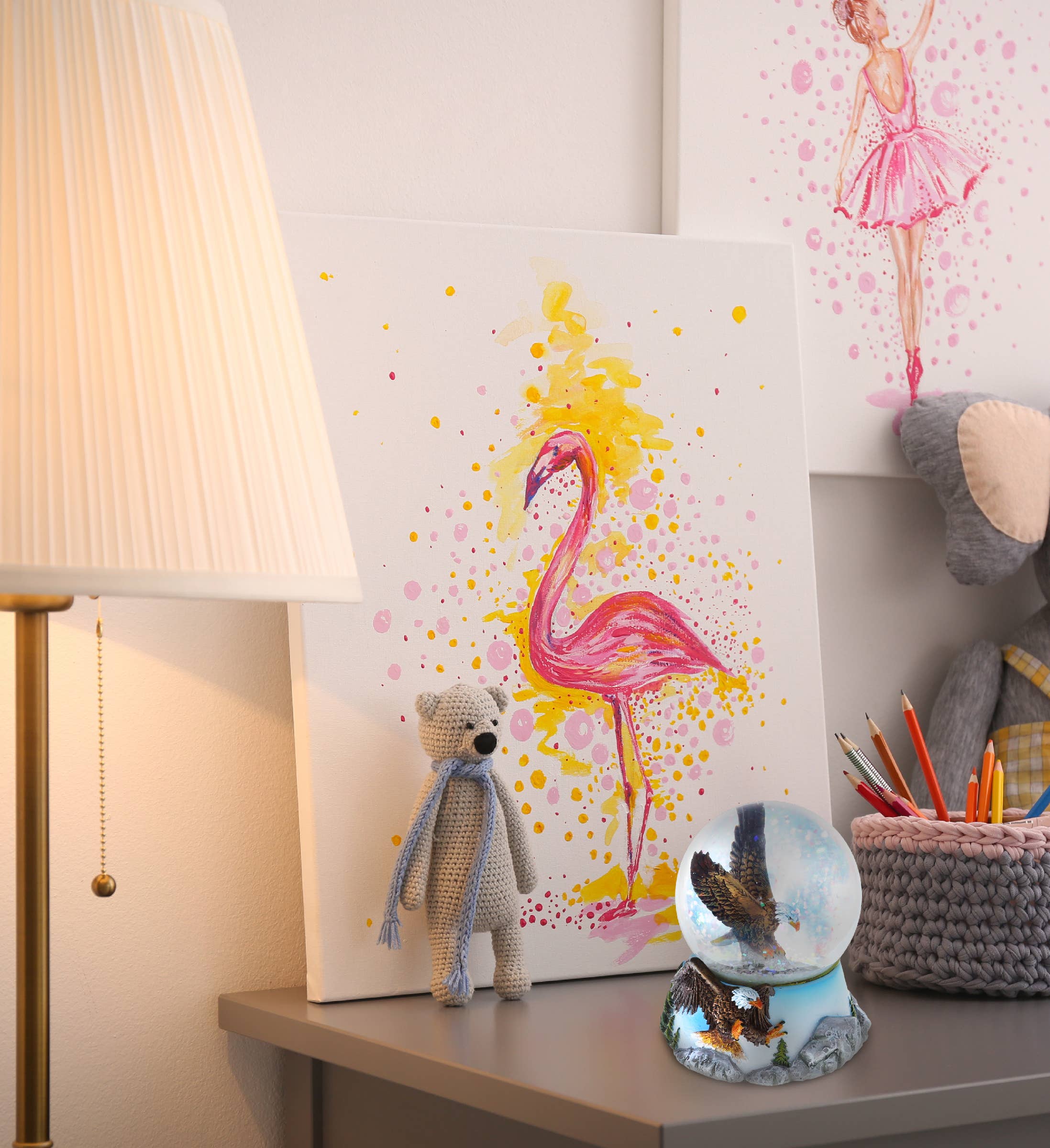 Cota Global - Wholesale Snow Globe - Snow Globe - Eagle (65Mm)5