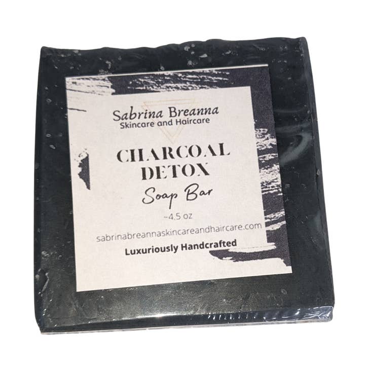 Trækul Detox Sæbe Bar for engroshandel hos Sabrina Breanna Skincare and Haircare