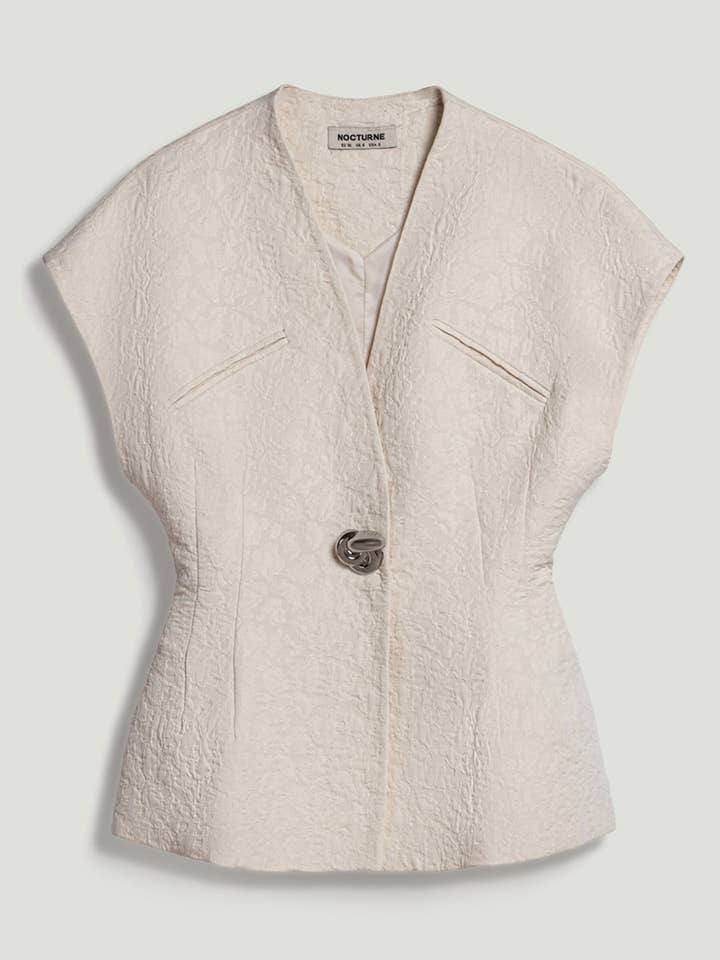 Accessory Detailed Vest for wholesale by NOCTURNE