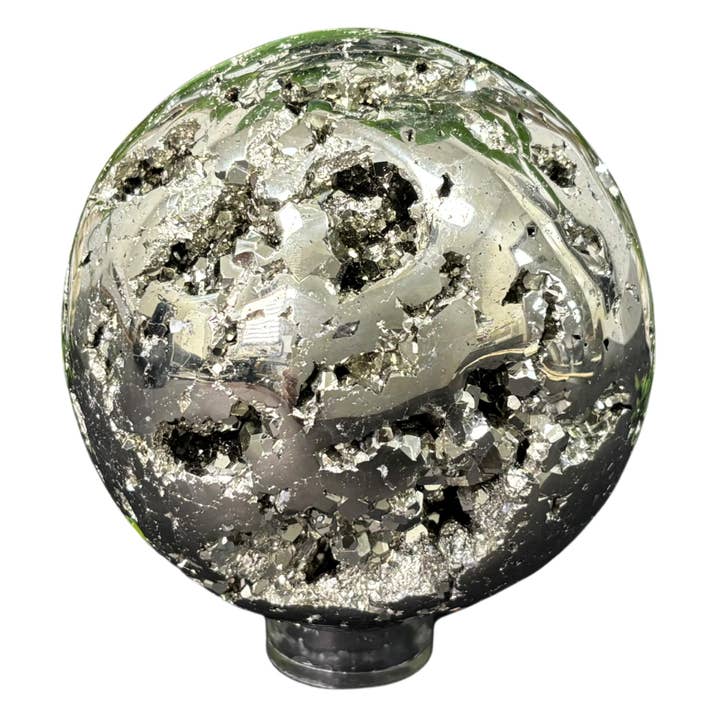 Pyrite Gemstone Sphere - RBL331 for wholesale by Gem Avenue Wholesale