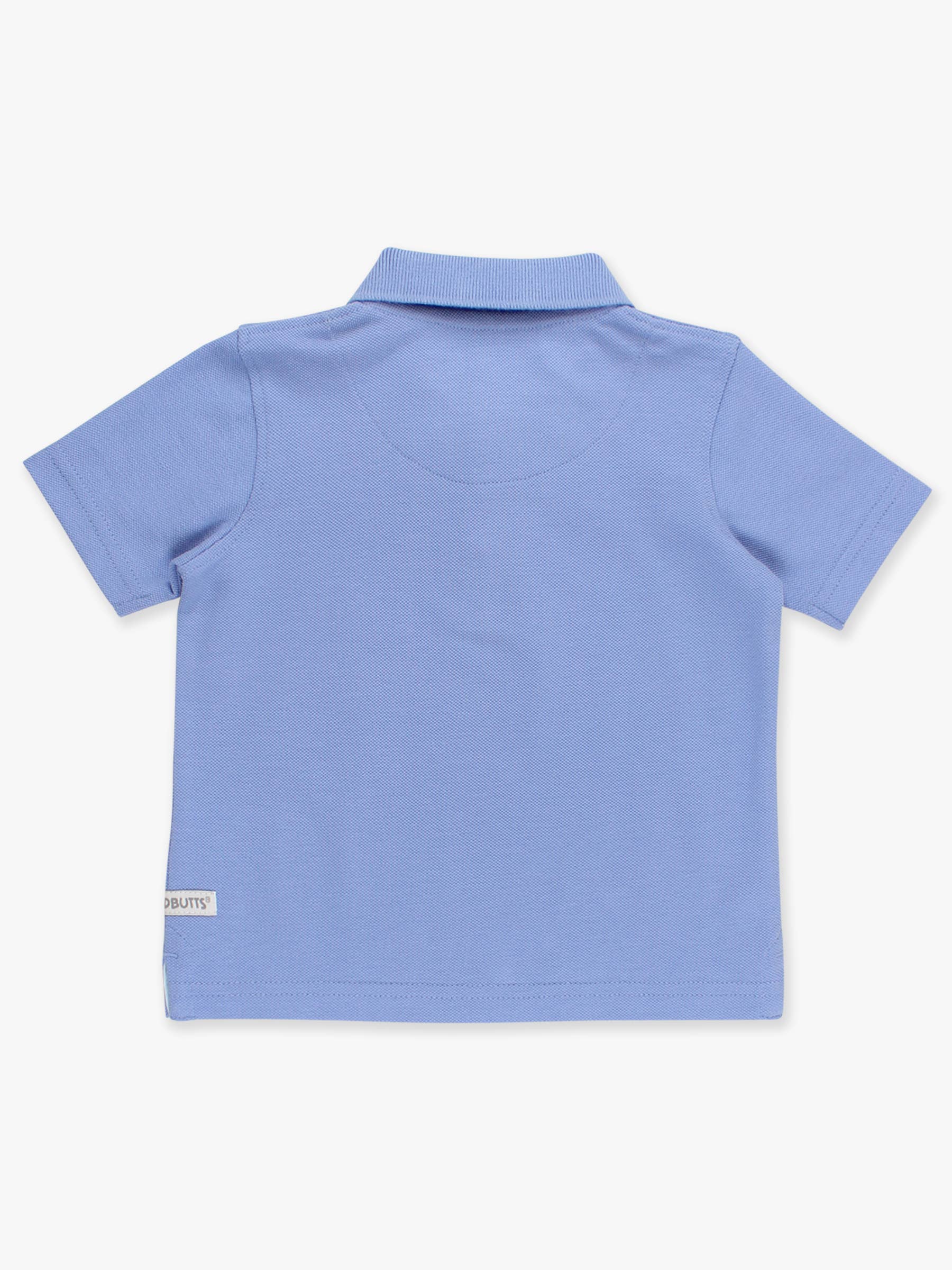 Blauw Jongens Periwinkle Blauwe Piqué Korte Mouwen Polo Shirt voor groothandel op Faire10