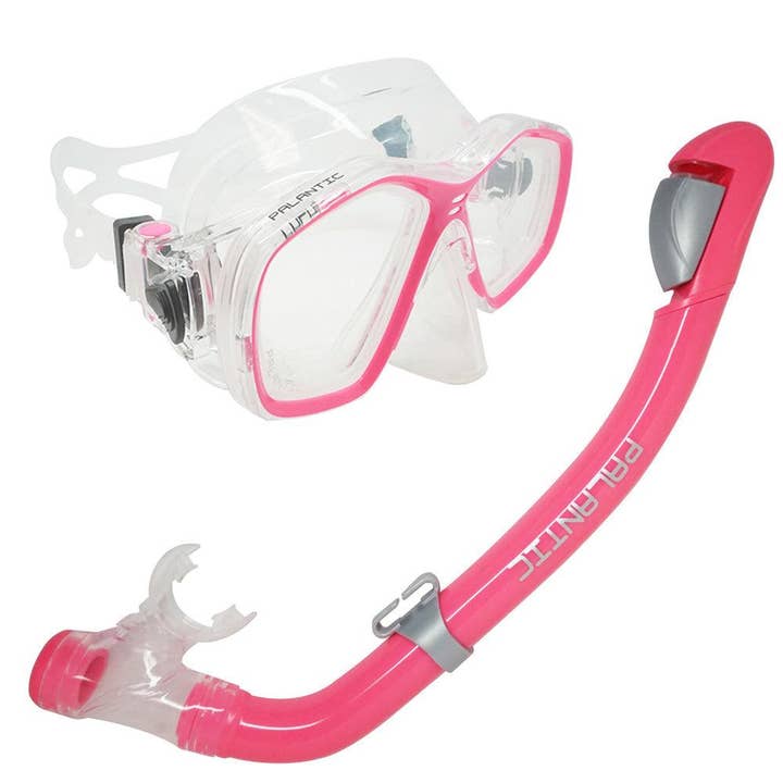 Palantic Pink Jr. Snorkelbril op Sterkte & Droge Snorkel Combo voor wholesale door Scuba Choice