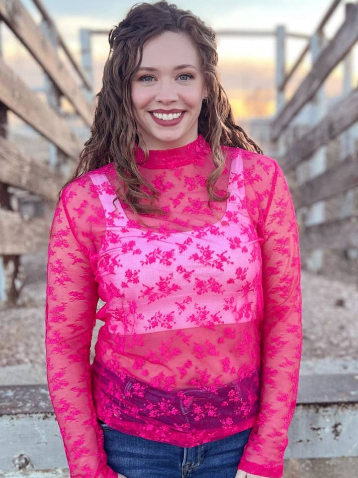 Top de Encaje Glenda la Buena para venta al por mayor de Sterling Kreek