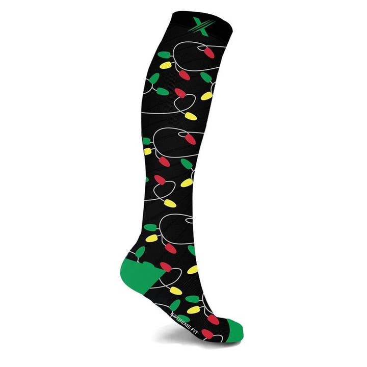 Extreme Fit Wholesale - Wholesale Socks - Unisex - HOLIDAY INSPIRED CHRISTMAS BULBS COMPRESSION SOCKS0
