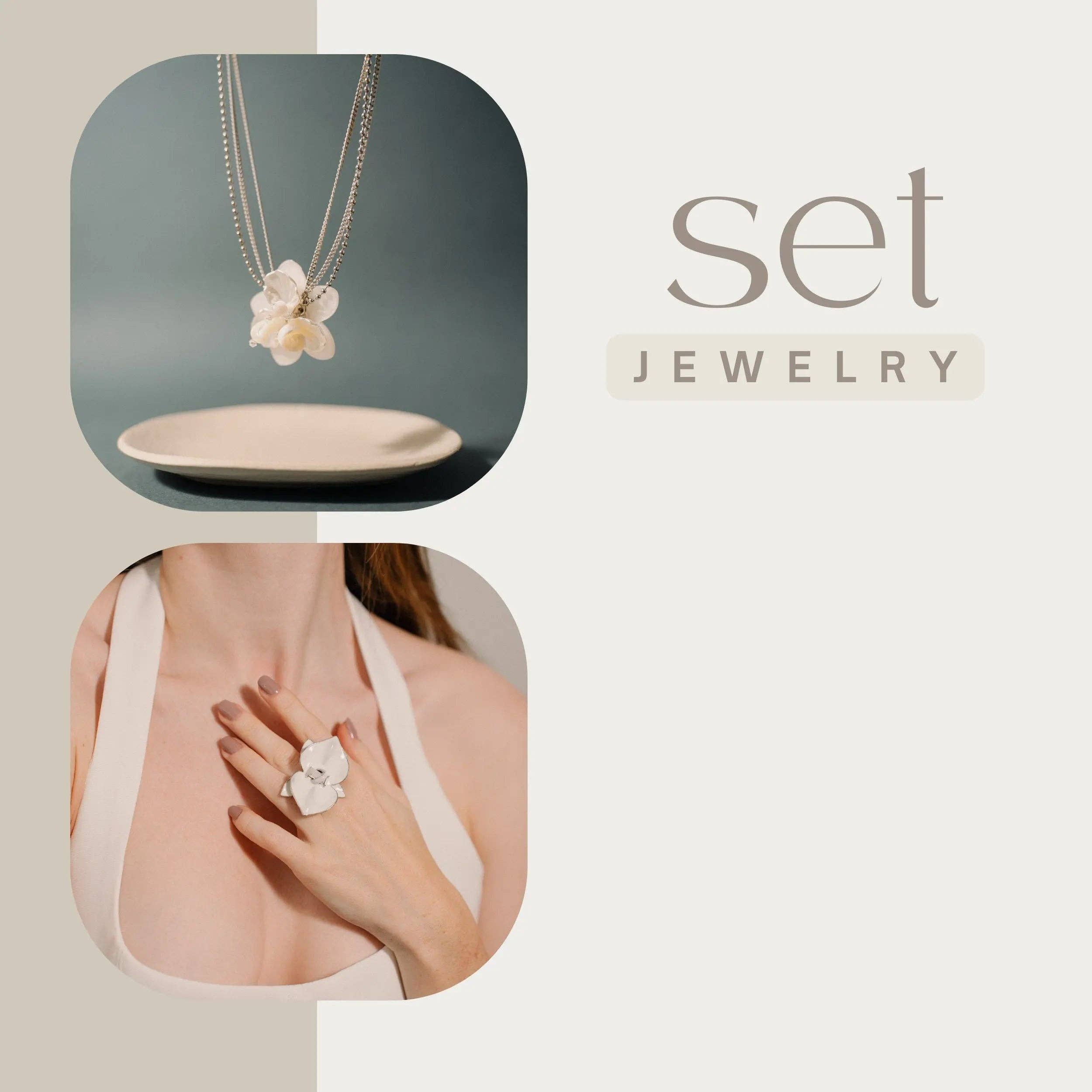 PHOEBE´S - Wholesale Cocktail/gelegenheidsring - Bloemenring, Orchidee Ring, Hedendaagse Sieraden1