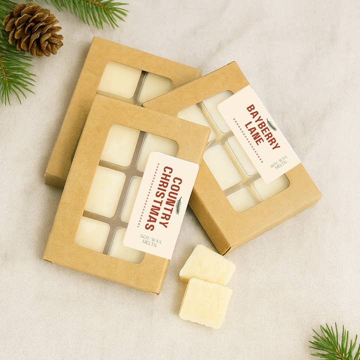 Blue Willow Farm - Wholesale Wax Melt - Christmas Wax Melts, Holiday Wax Melts, Christmas Gifts1