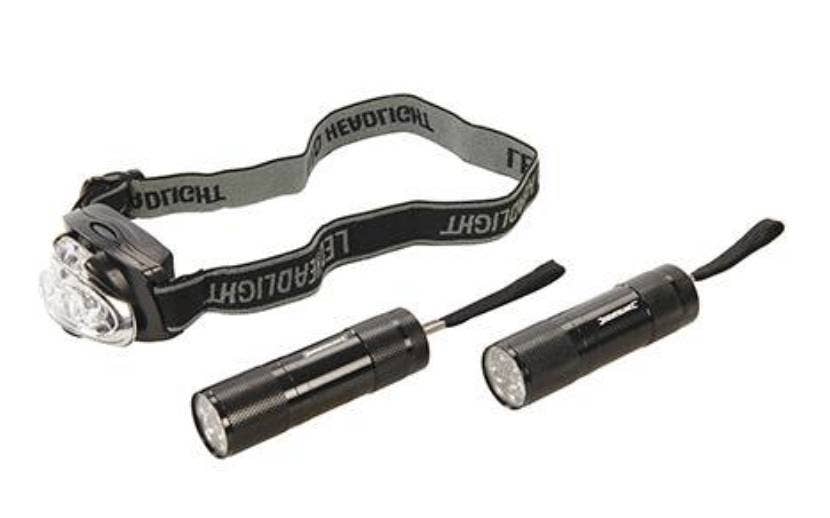 Mzs Gereedschap - Wholesale Kitchen Tool/Gadget - LED Flashlight and Headlamp 3 pcs0