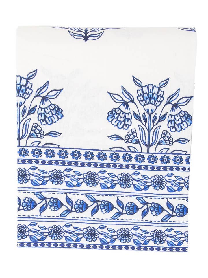 HET TAFELKLEED MET BLAUWE LELIE voor wholesale door Modafleur