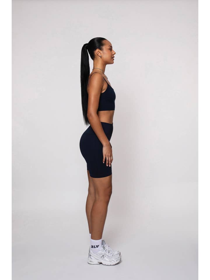 Steelblue Bliss Biker Push-Up en Navy for wholesale on Faire7