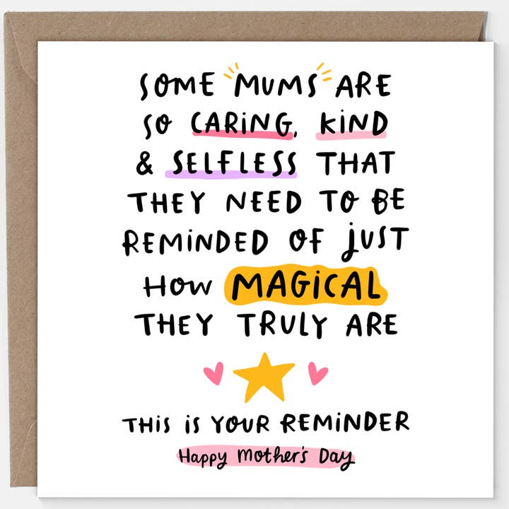 Mum This Is Your Reminder Mother's Day Card for wholesale by Arrow Gift Co
