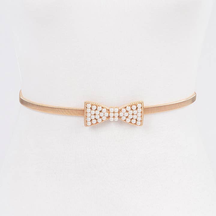 Bow Stretch Bælte for engroshandel hos 3AM BY H&D ACCESSORIES