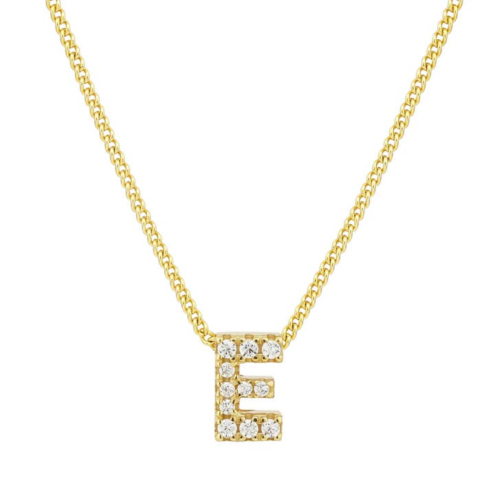 mini initial halskæde for engroshandel hos Belle By Elle