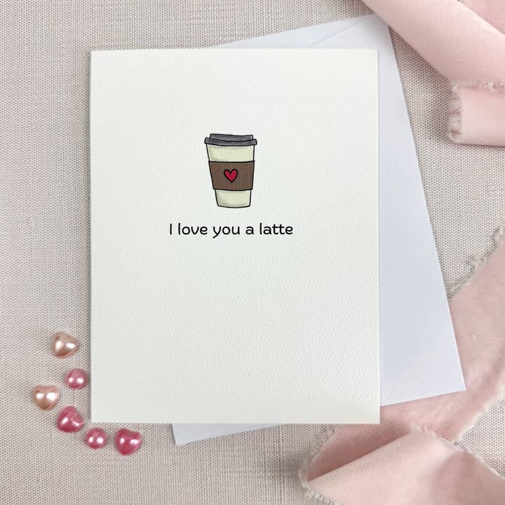 Eu te amo um café com leite por atacado de AligN Art Studio