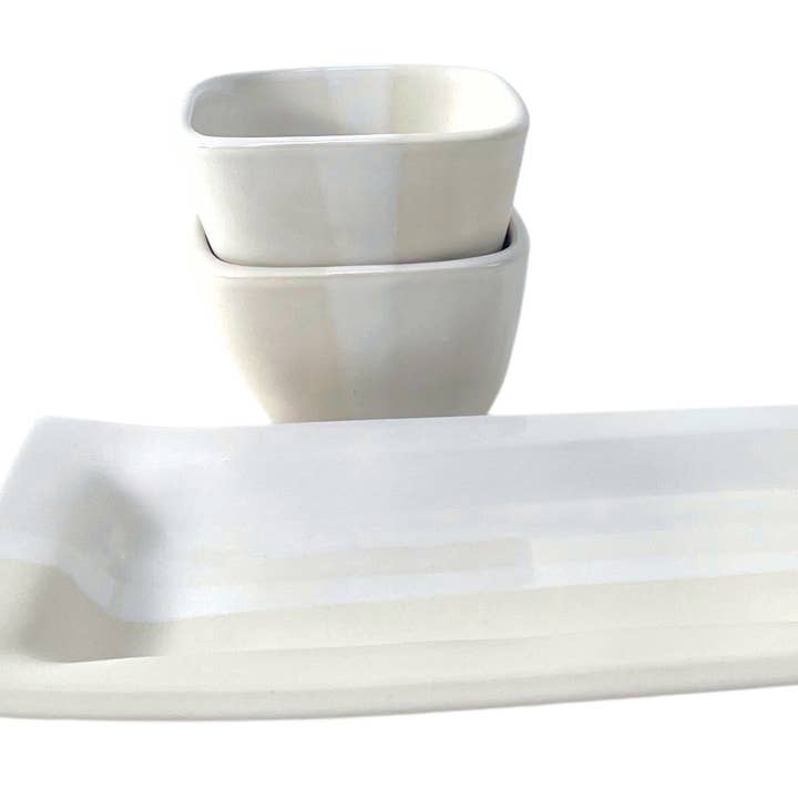 Narrow Rectangle Platter for wholesale by ALEX MARSHALL STUDIOS