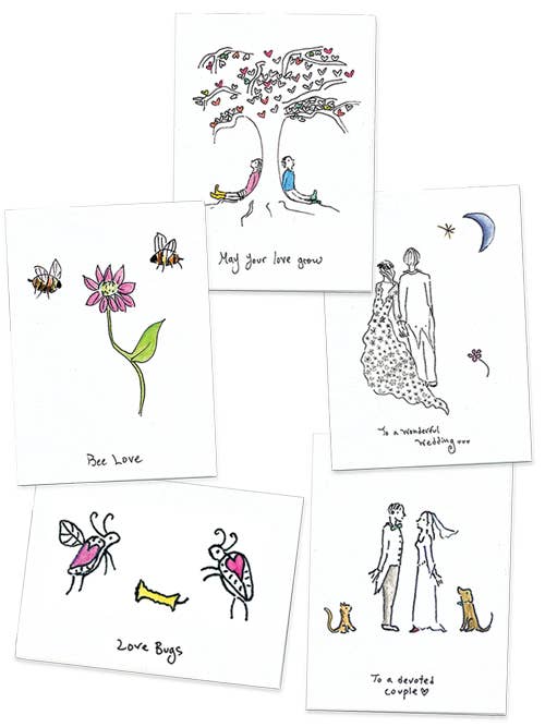 Pack Boda para venta al por mayor de Rosie’s Wonders Connection Cards