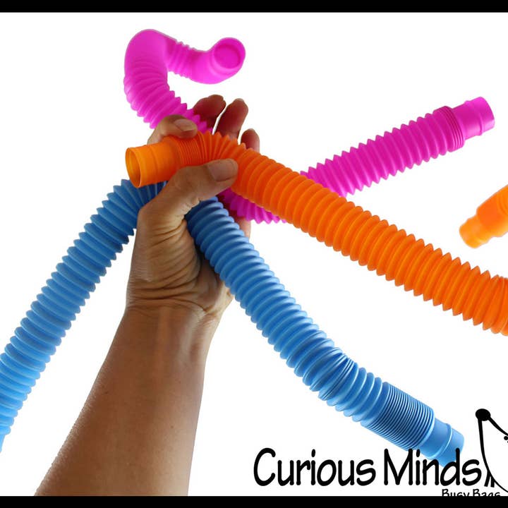 Curious Minds Toys - Wholesale Classic Toy - Kids - 1 Large Pull and Pop Snap Expanding Flexible Accordion Tube3