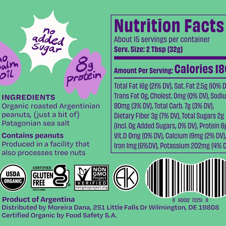 One Trick Pony - Wholesale Nut Butter - Crazy Crunchy Organic All Natural Peanut Butter - 16oz Jar7