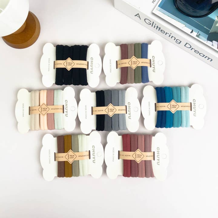 SoapElenGlen - Wholesale Hair Tie - 4 PCS Soft Elastic Hair Tie