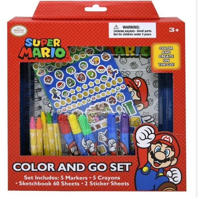The Zoofy Group , LLC - Wholesale Art Set - Kids & Baby - MARIO ART SET