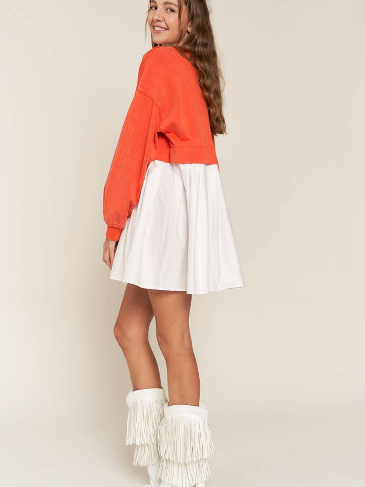 Red Romy Layered Dress for wholesale on Faire2