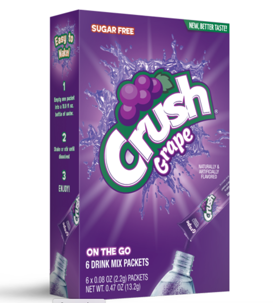 iSweet.ca - Wholesale Drink Mix - US Drink Mix - on the Go - Grape CrUSh Sugar Free0