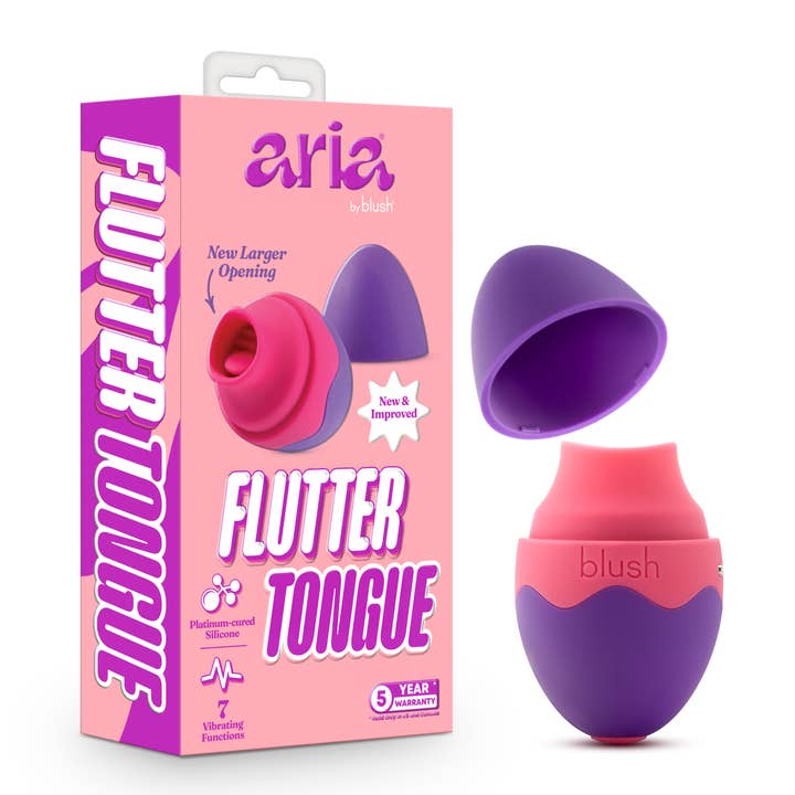 Blush - Wholesale Sex Toy - Aria by Blush - Flutter Tongue Vibrator