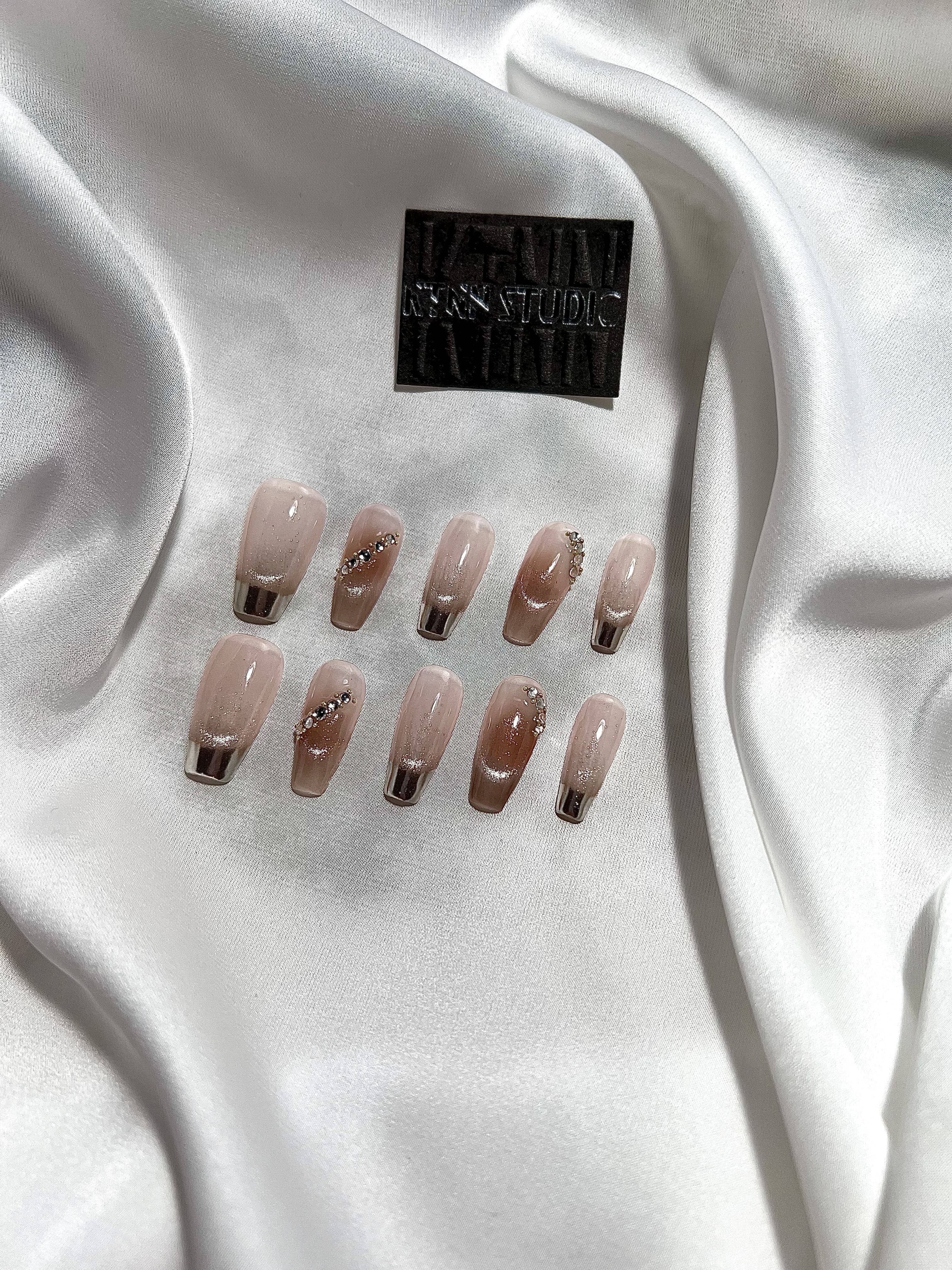 KTNN Studio Inc. – wholesale Press-on/fake nails – Deluxe 100% Hand Made press on nails -  # Mars0