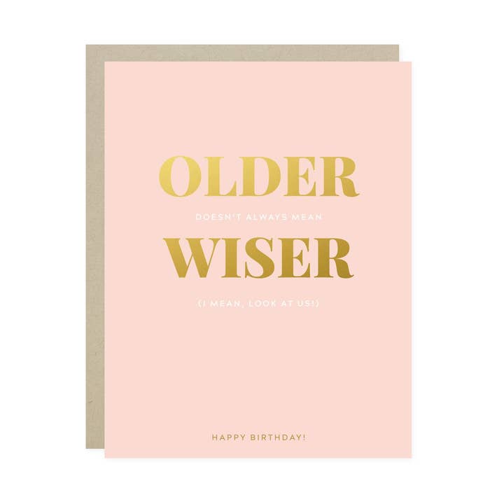 Barone and Co. - Venta al por mayor Tarjetas de cumpleaños - Tarjeta de cumpleaños más antigua más sabia0