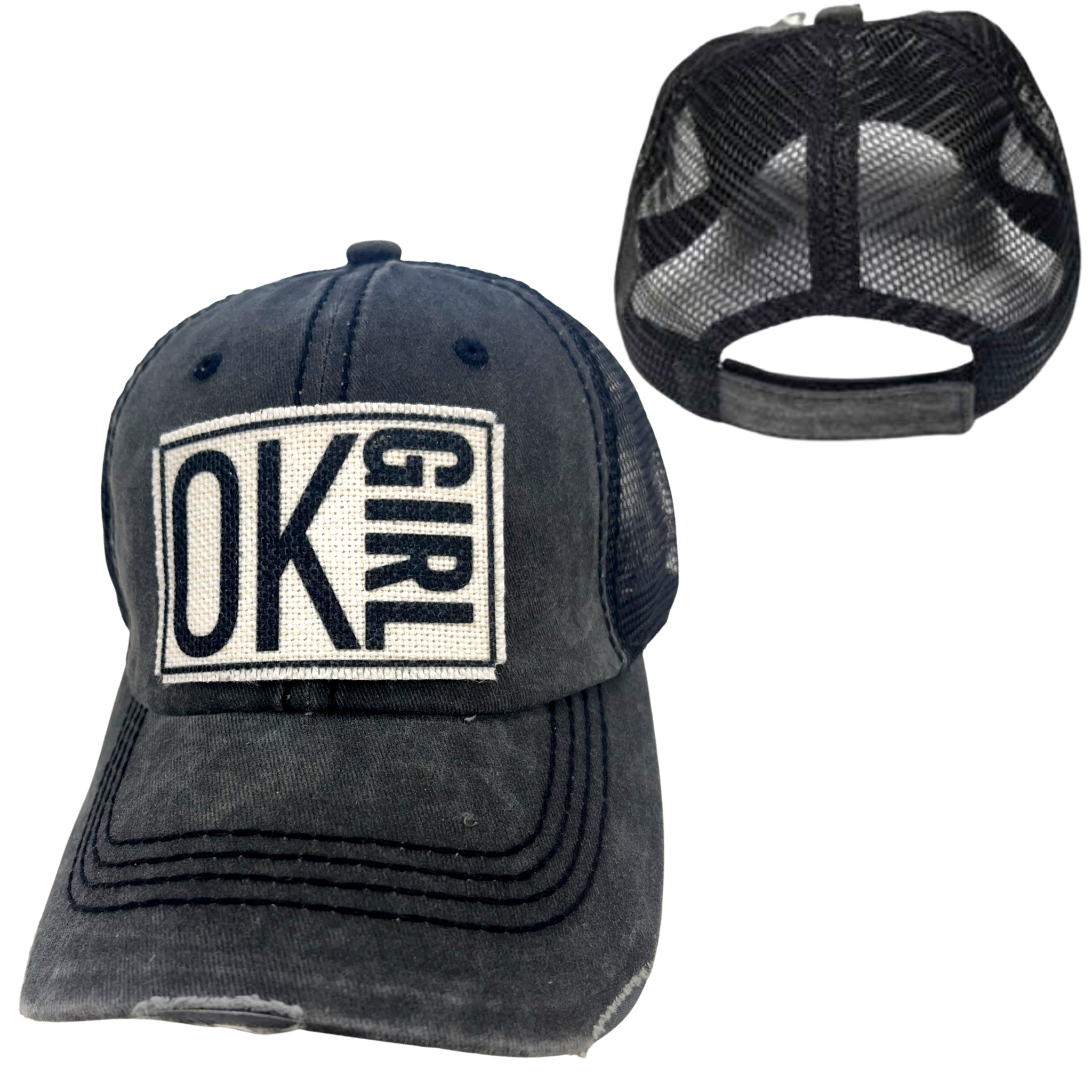 dkhandmade - Wholesale Trucker Hat - Women's - OKLAHOMA GIRL HATS0