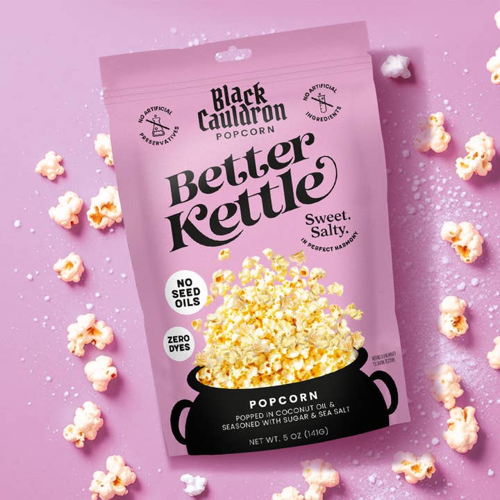 Better Kettle Popcorn (6 Pack) for wholesale by Black Cauldron Popcorn