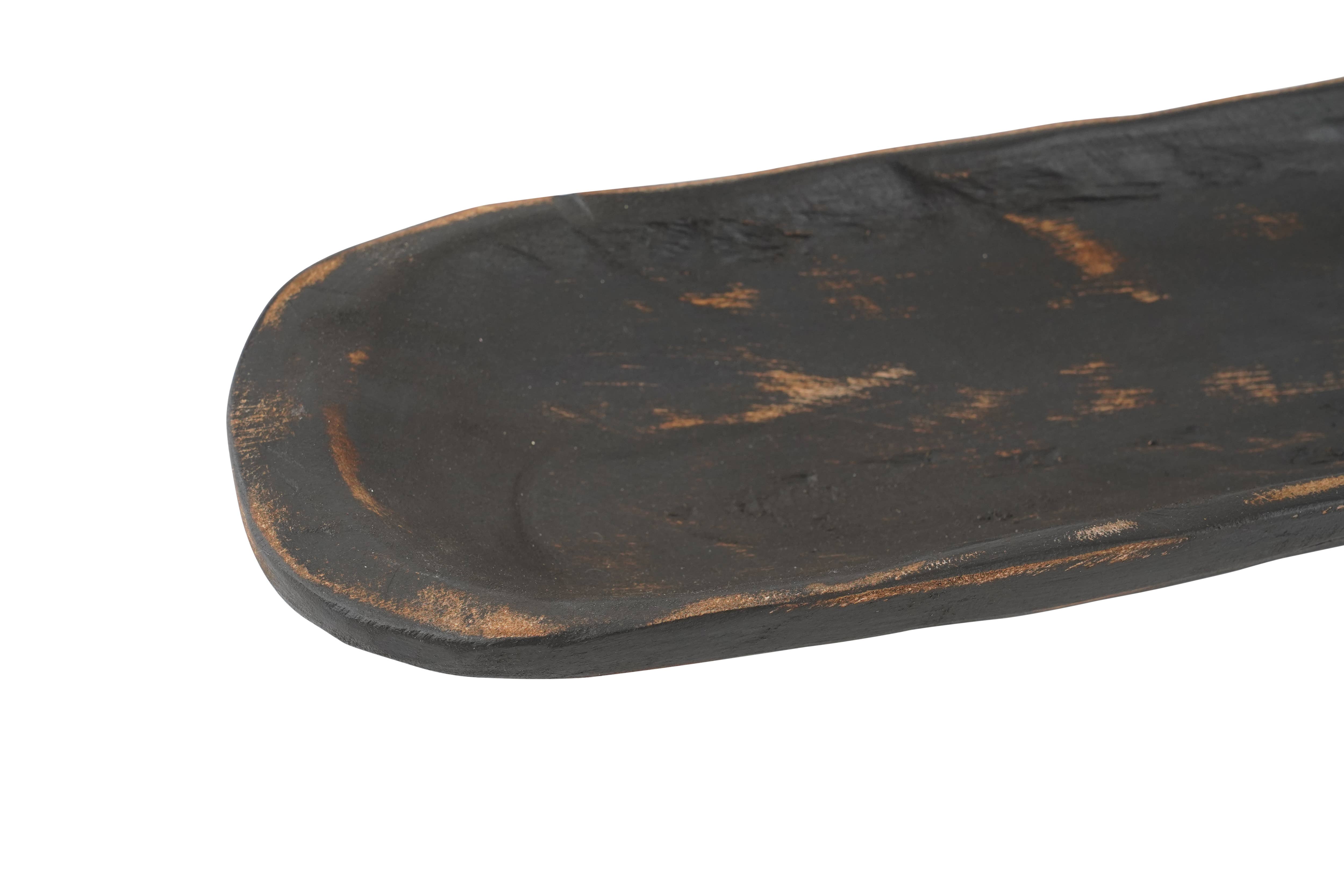 My Amigos Imports - Wholesale Decorative Plate/Dish/Bowl - Medium Baguette-Bread Bowl-Home Decor #2-Wooden-6x30 inches5