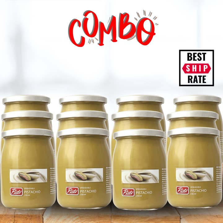 Casacella Foods - Wholesale Nut Butter - Pisti Pistachio Cream 2 cases 6 Units (12 units of 21.6 oz)