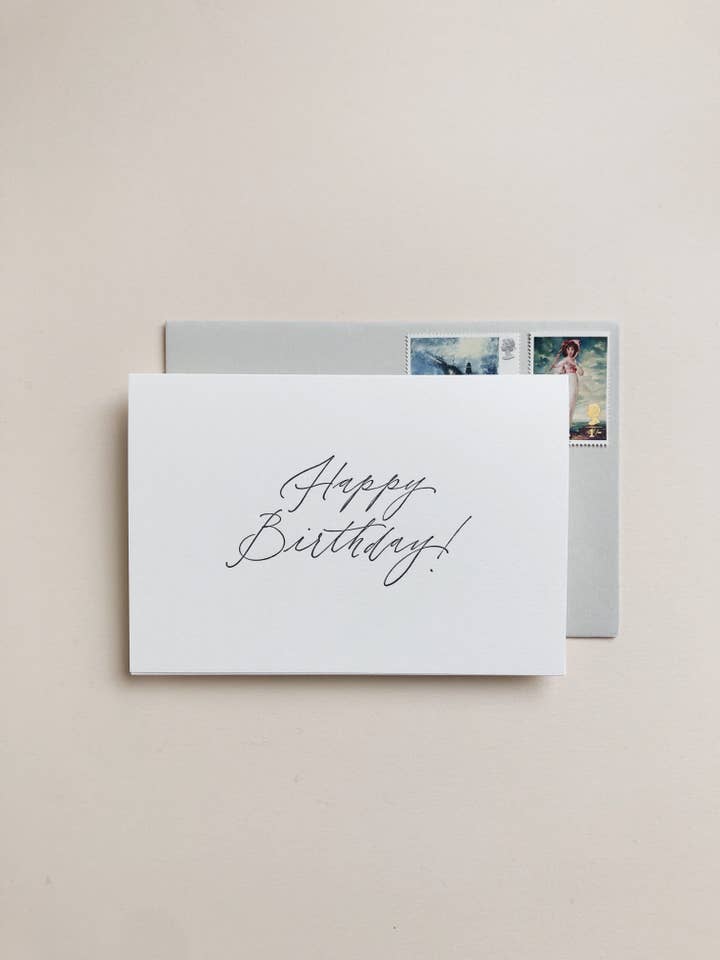 Script Happy Birthday for wholesale by Tpel Paper & press