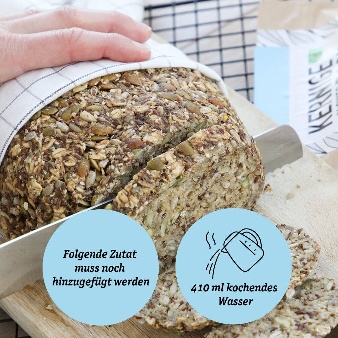 Organic Workout - Wholesale Bread Mix - Organic Hearty Lower-Carb* Baking Mix – gluten-free, vegan, high in protein and fiber5