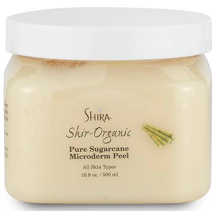 Shira Esthetics - Vente Masque exfoliant pour le visage - Shir-Bio Canne à sucre Microderm Peel (500 ml.)0