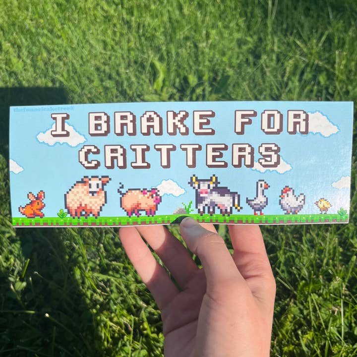 I Broms för Critters 🐄 klistermärke för wholesale av The Funnel Cake Tree