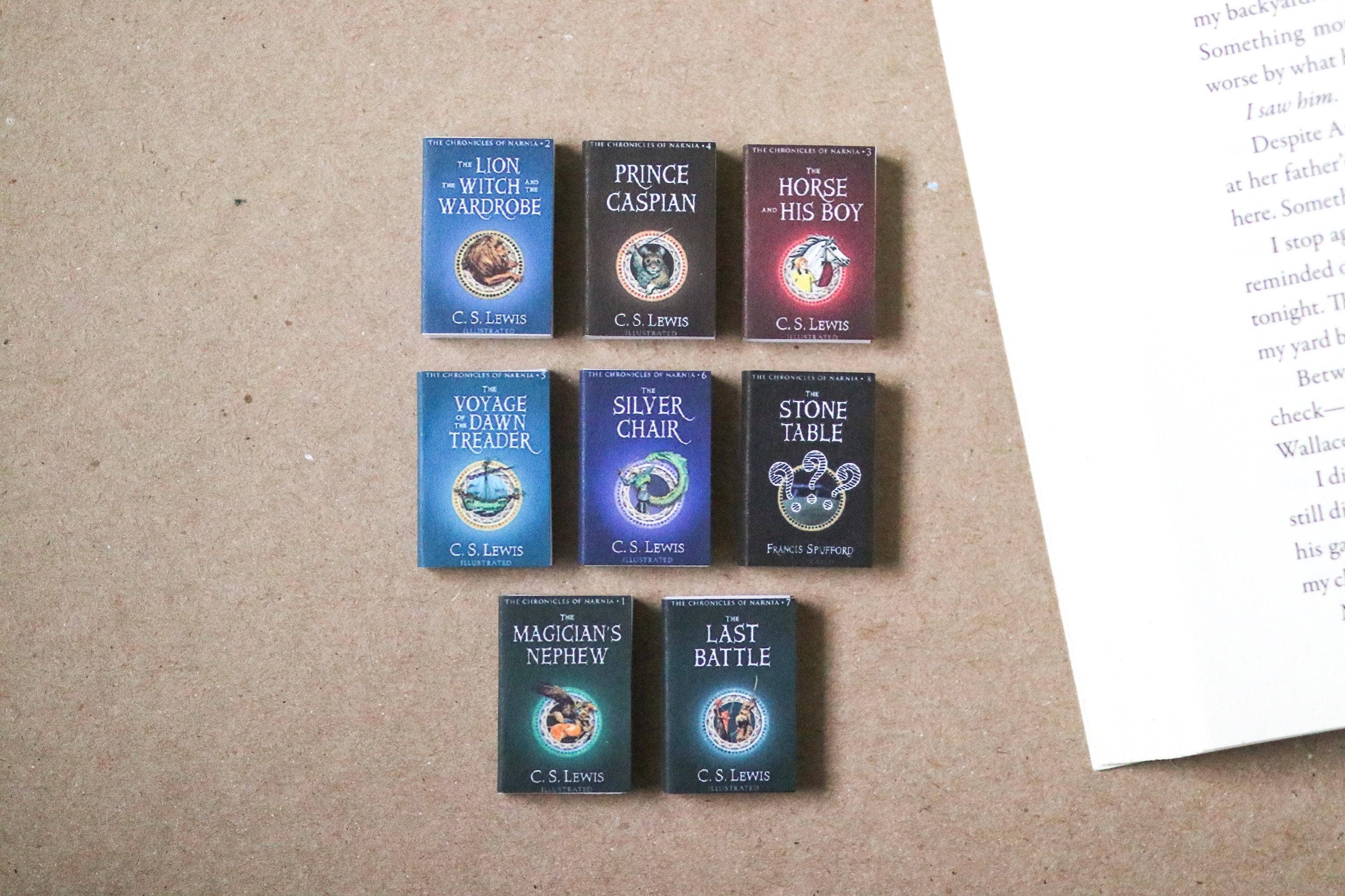 The Sticker Shop - Wholesale Decorative Figurine - Handmade MINI Narnia Books (set of 8 mini books)1