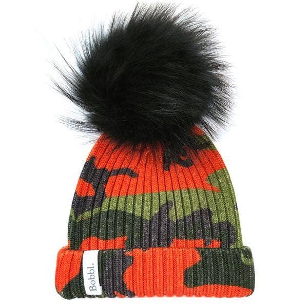 Chapeau imprimé classique - Orange Camo pour la vente par Bobbl