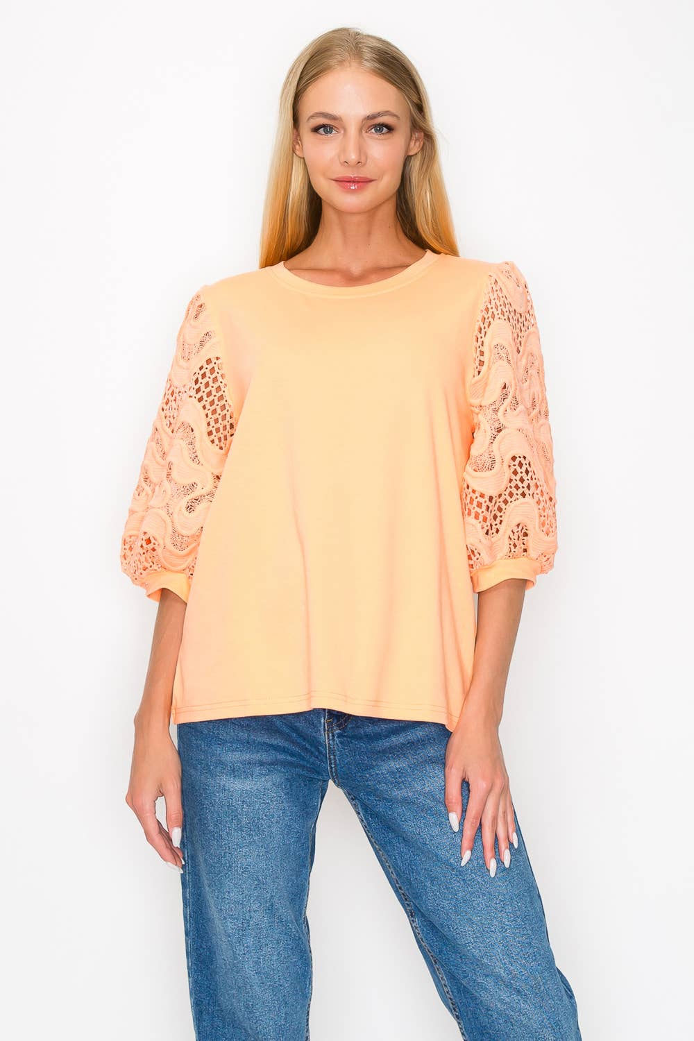 Joh Apparel - Wholesale Knit Top - Women's - Ruth Pointe Knit Top with Lace10