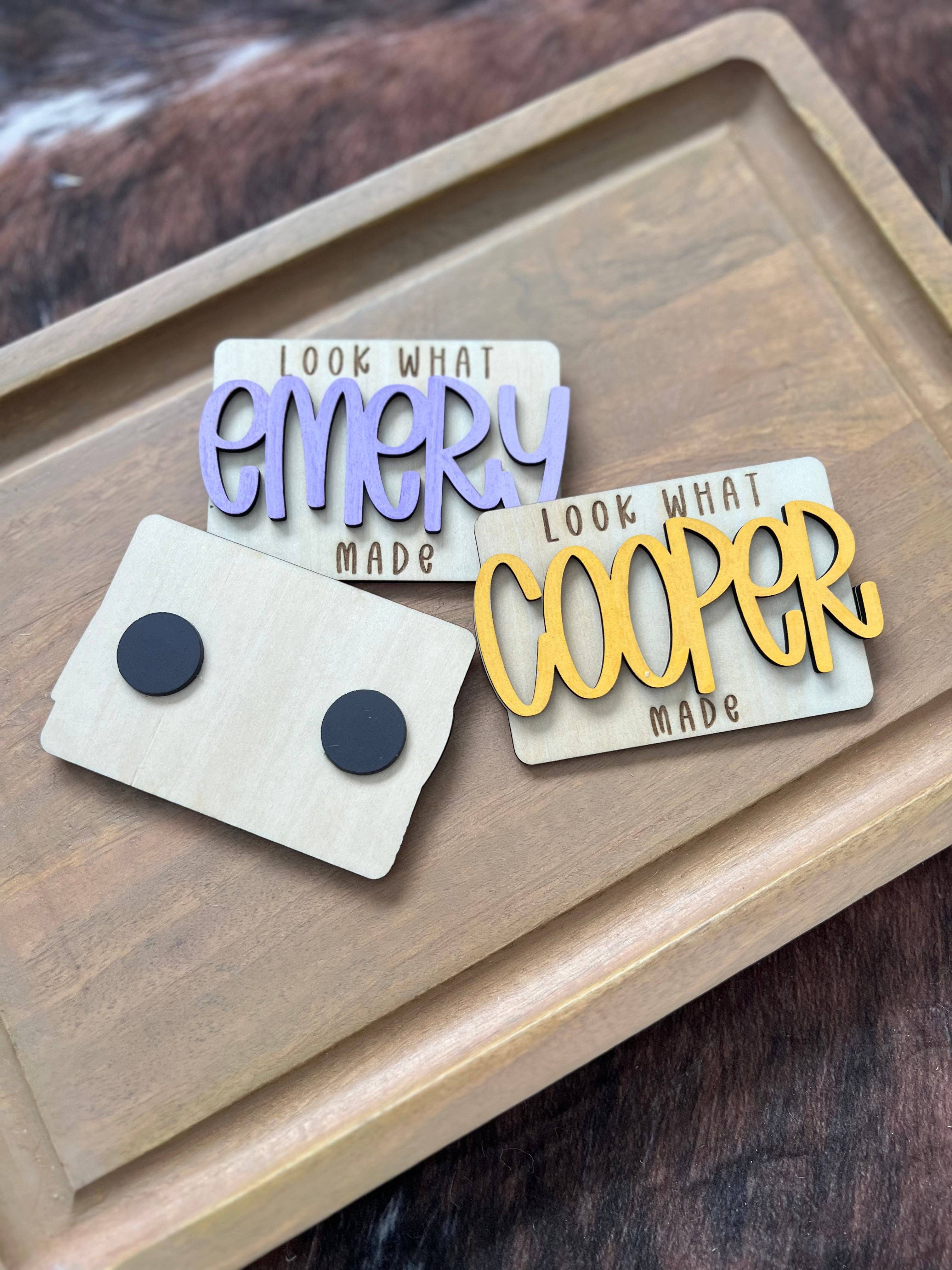 Retro Ranch Creations Wholesale - Venta al por mayor Imanes - Imán personalizado Look What I Made3