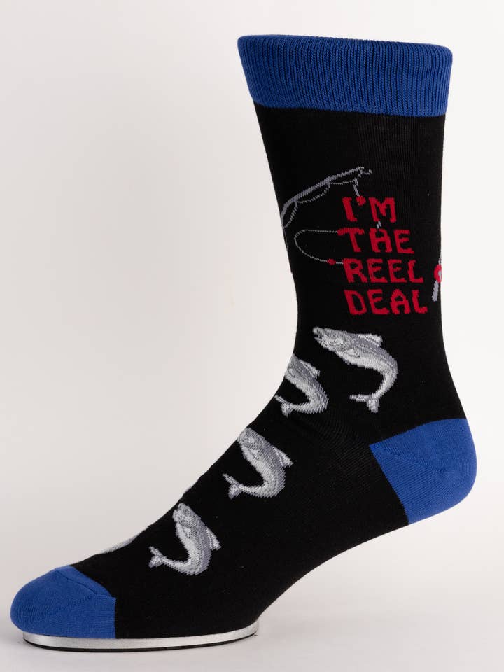 I'm The Reel Deal (Fishing) Men's Socks for wholesale by moJJa