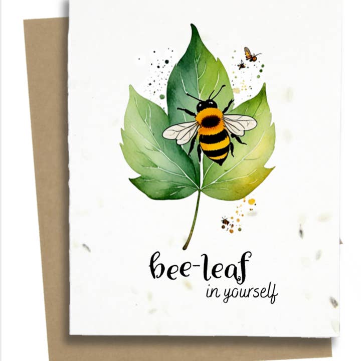 Greet n' Grow Plantable Cards - Wholesale Encouragement Card - Believe In Yourself Motivational Card