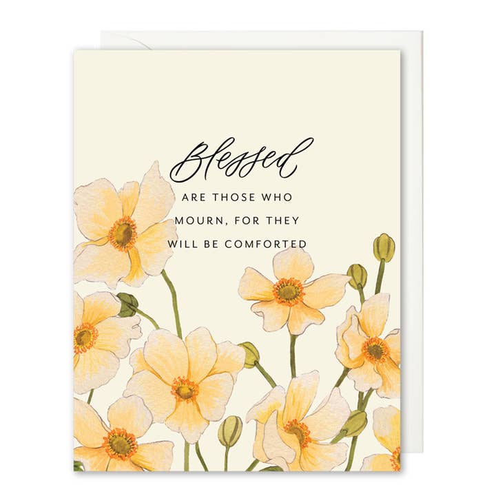 Cartão Bem-aventurados os que Choram por atacado de Selah Paper