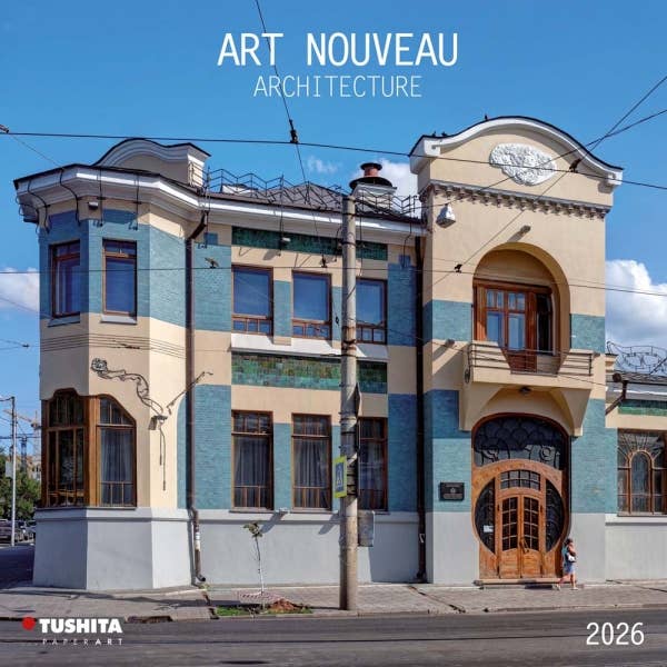 Art Nouveau Architecture 2026 Wall Calendar for wholesale by VisionWorks LLC