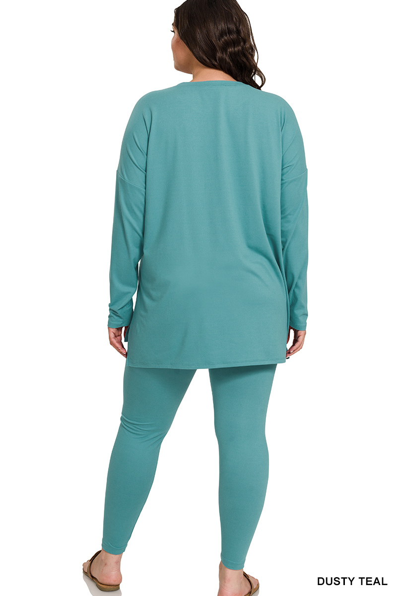 Vanilla Monkey - Wholesale Lounge Set - Women's - Plus Brushed Dty Microfiber Loungewear Set14