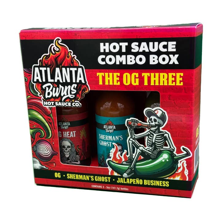 "The OG Three" Pack | Your Everyday Go To Hot Sauce for wholesale by Atlanta Burns
