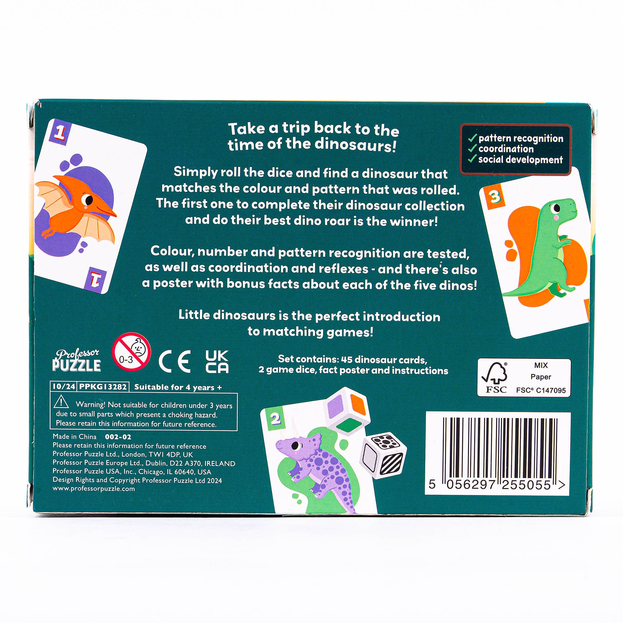 Professor Puzzle USA, Inc. - Wholesale Card Game - Little Dinosaurs4