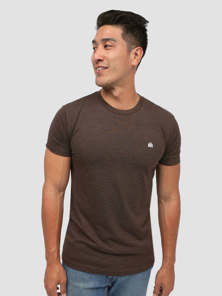 INTO THE AM – T-shirt – Homem por atacado – T-shirt Básica Ajustada Premium para Homem (de Marca)44