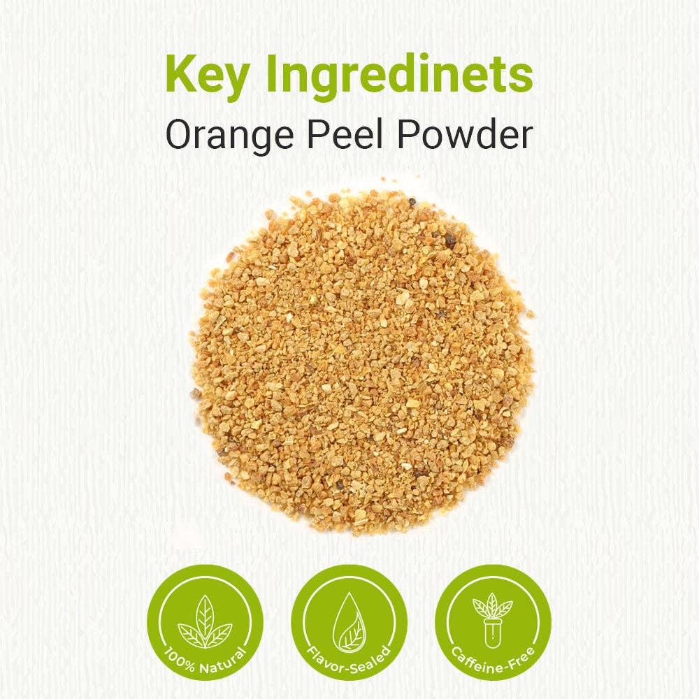 Organic Way LLC - Wholesale Dried spice - Natural Dried Orange Peel Powder Granules (Citrus sinensis) - Pure, Vegan, Non-GMO & Gluten Free | For Cooking, Baking and Tea| Resealable Bag | 100% Raw from Albania1