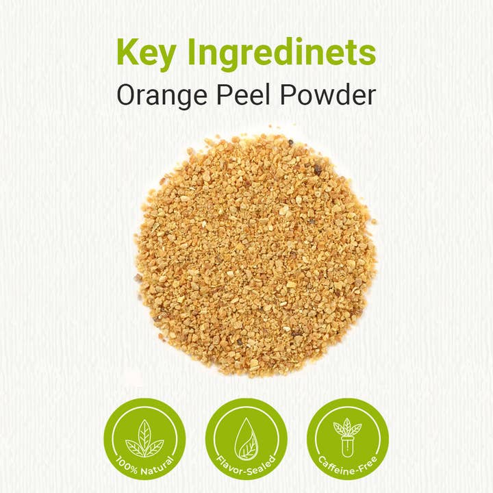 Organic Way LLC - Wholesale Dried Spice - Natural Dried Orange Peel Powder Granules (Citrus sinensis) - Pure, Vegan, Non-GMO & Gluten Free | For Cooking, Baking and Tea| Resealable Bag | 100% Raw from Albania1